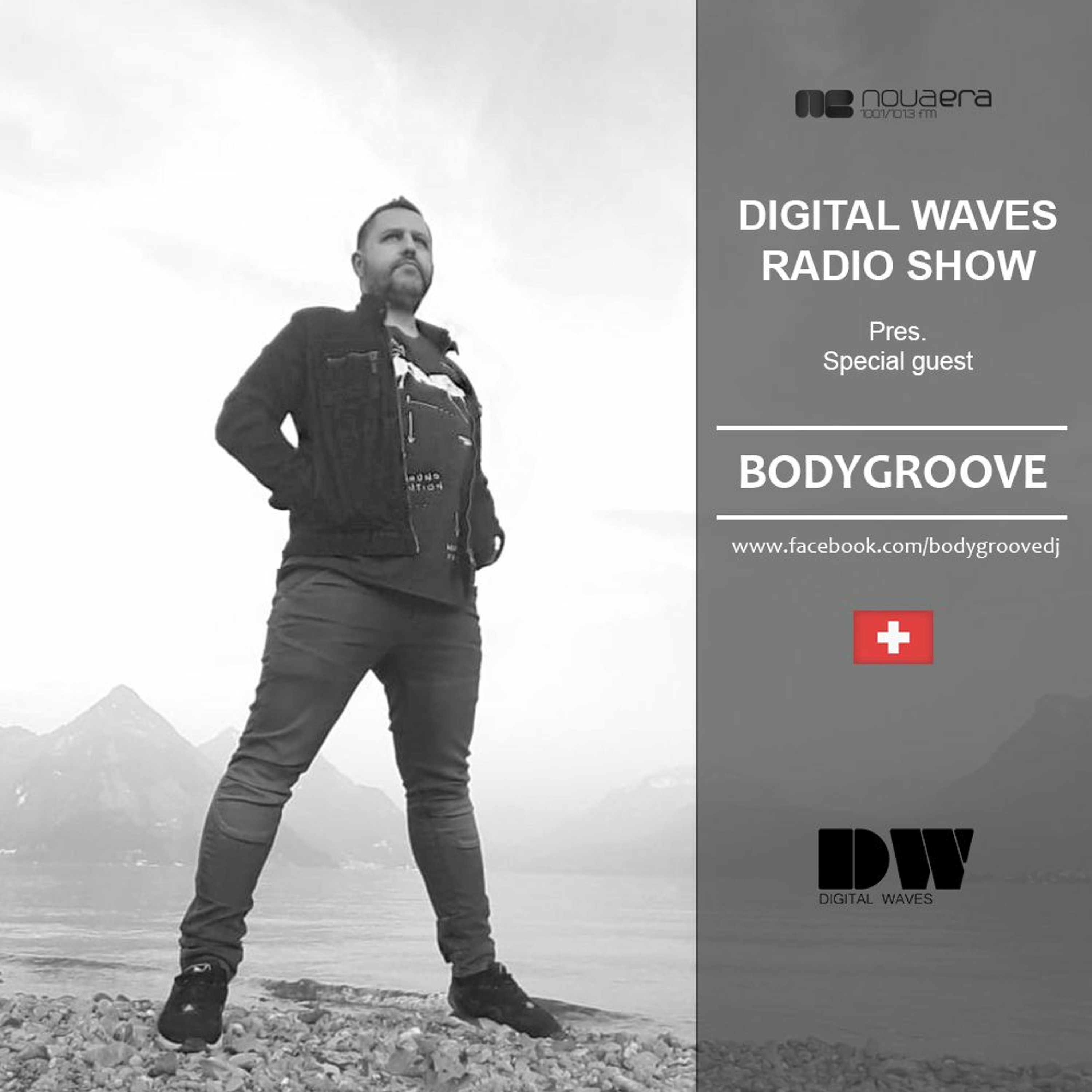 DIGITAL WAVES RADIO SHOW #224  Invites BODYGROOVE - 04/04/19 episode artwork