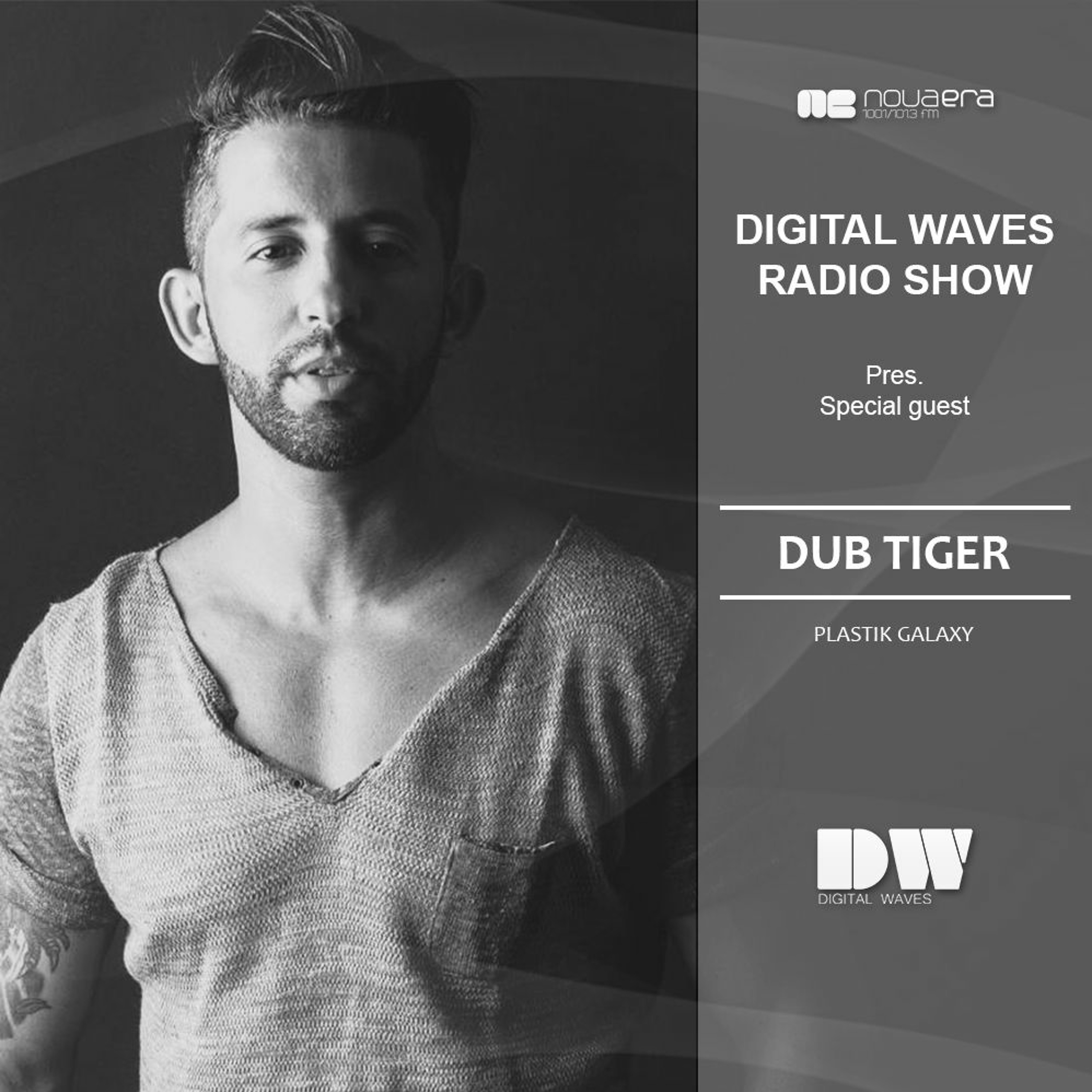 DIGITAL WAVES RADIO SHOW #225  Invites Dub Tiger 18/04/19 episode artwork