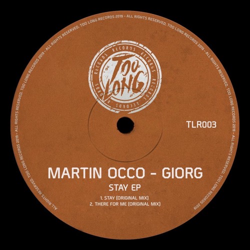 Martin OCCO, GIORG - There For Me (Original Mix)