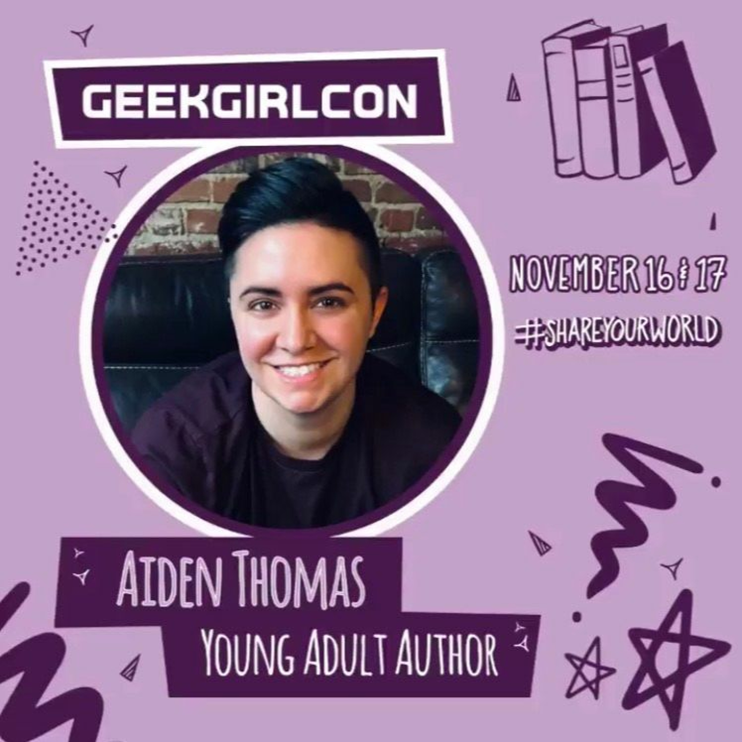 GGC19: In Conversation with Aiden Thomas (GeekGirlCon, 16th November 2019) episode artwork