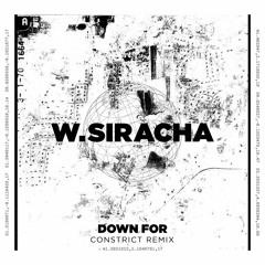 PREMIERE: W.Siracha - Down For(Constrict Remix) [Quietly Making Noise]