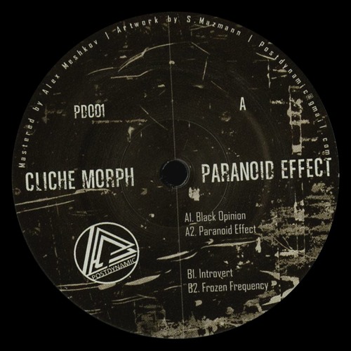 Premiere: Cliche Morph - Paranoid Effect [PD001]
