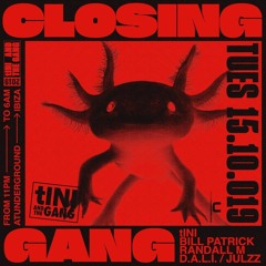 Randall M At tINI & The Gang Closing Party - Underground Ibiza - October 15 2019