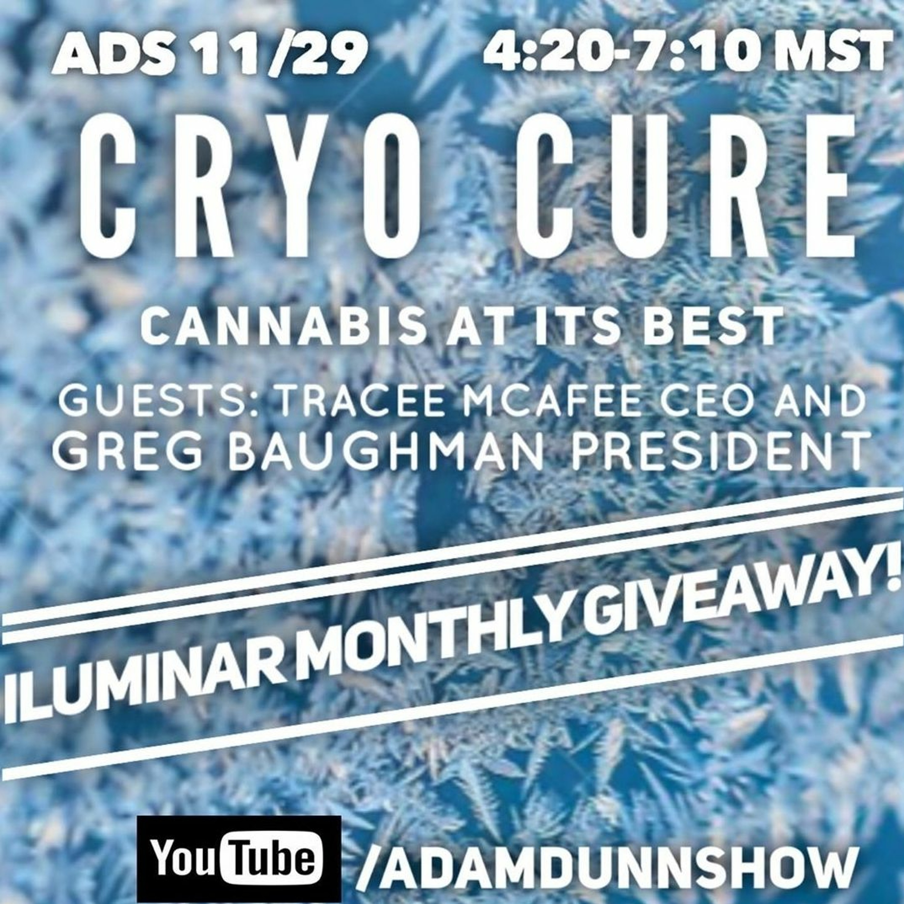 TADS 112919 - Cryo Cure Cannabis At It's Best Tracee Mcafee & Greg Baughman episode artwork