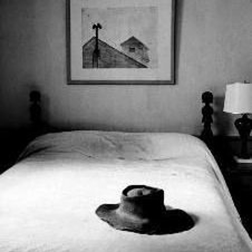 hat on the bed
