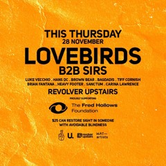Lovebirds B2b Sirs Revolver Upstairs Melbourne 28.11.2019