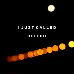 I just called (Oxy Edit)