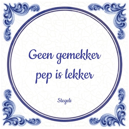 GEEN GEMEKKER
