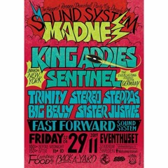 Sentinel lgs King Addies, Trinity Sound & Stereo Steppas in Stockholm, Sweden 11.19