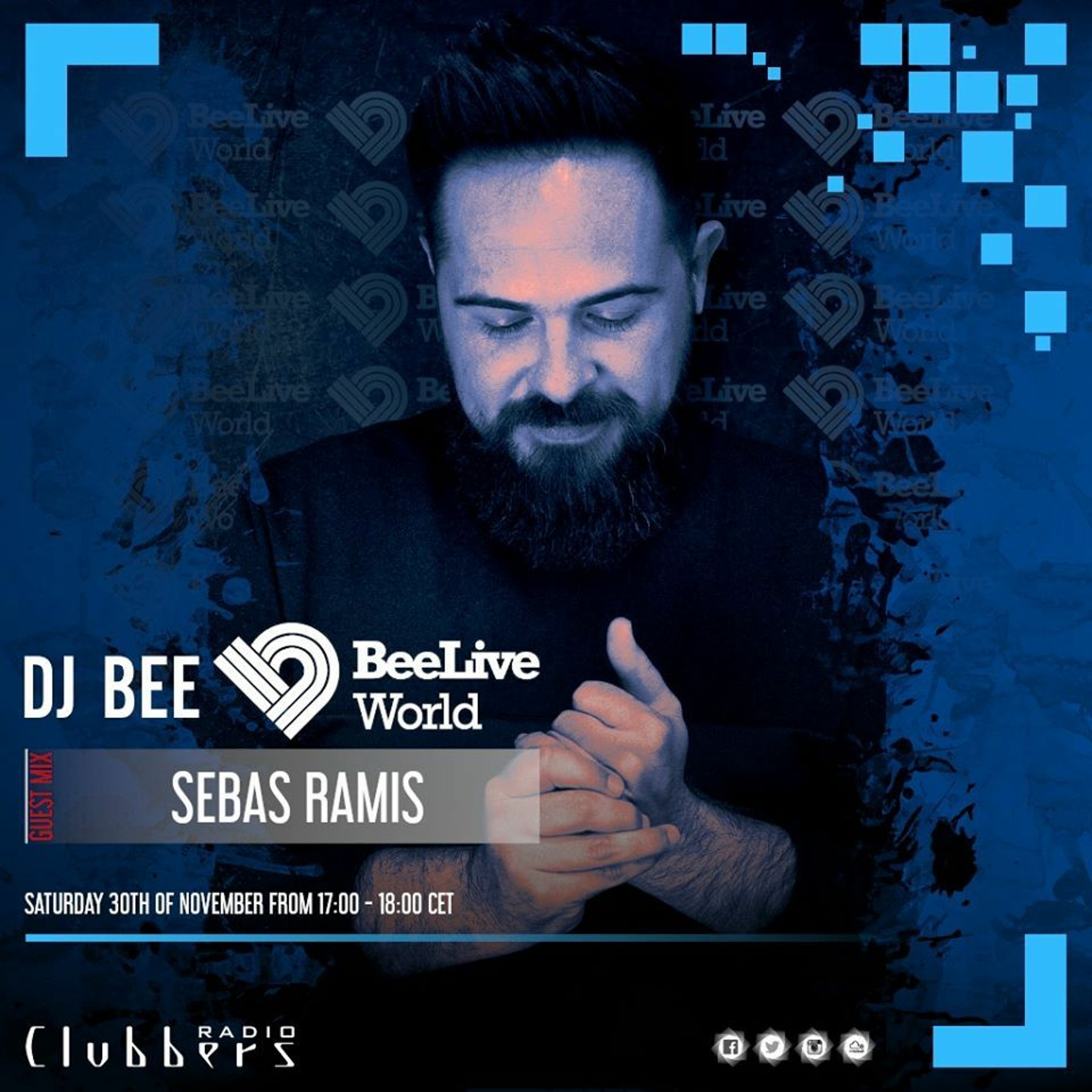 Podcast 380 BeeLiveWorld by DJ Bee 29.11.19 A Sebas Ramis Guest Mix episode artwork