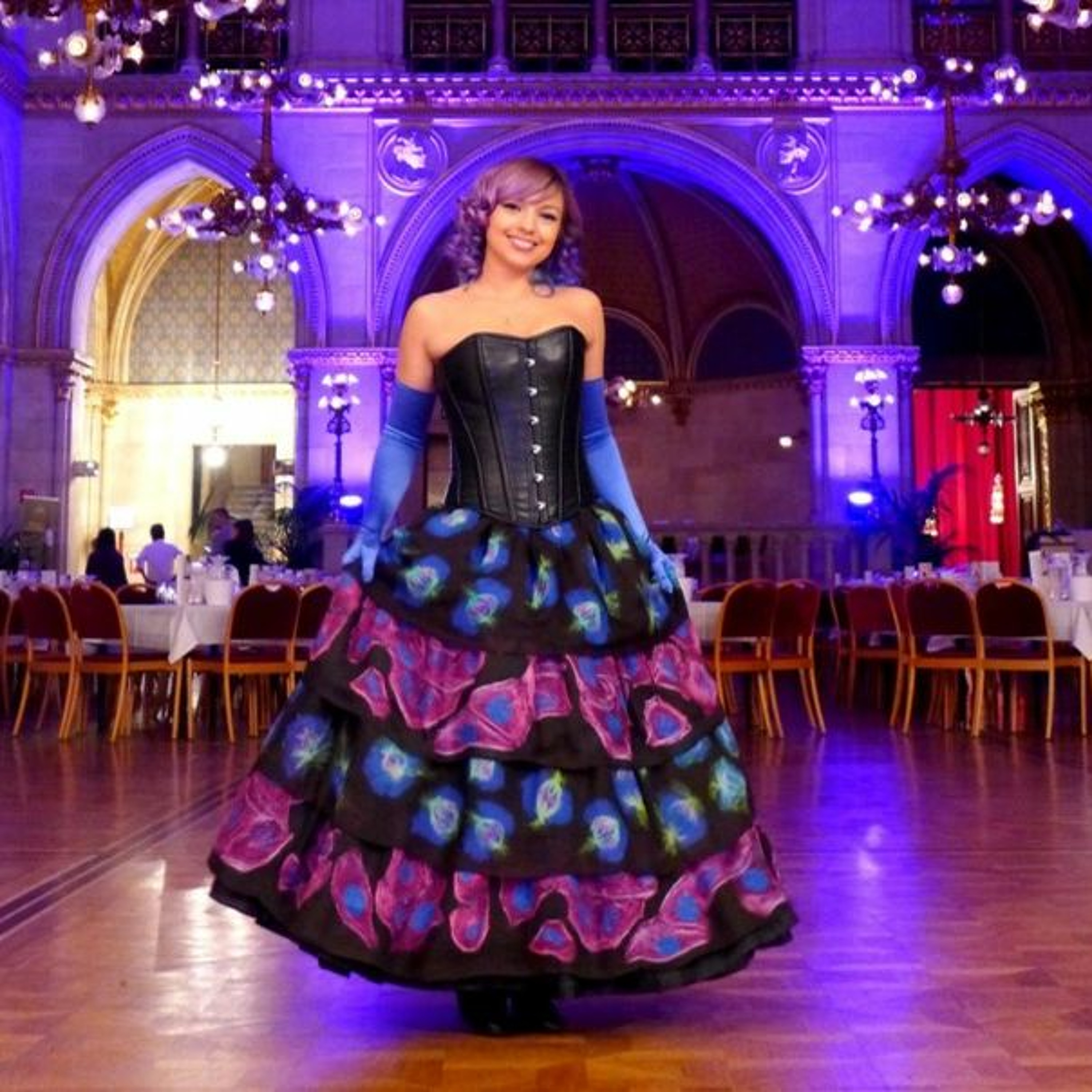 n=39 Science meets art — on a dress