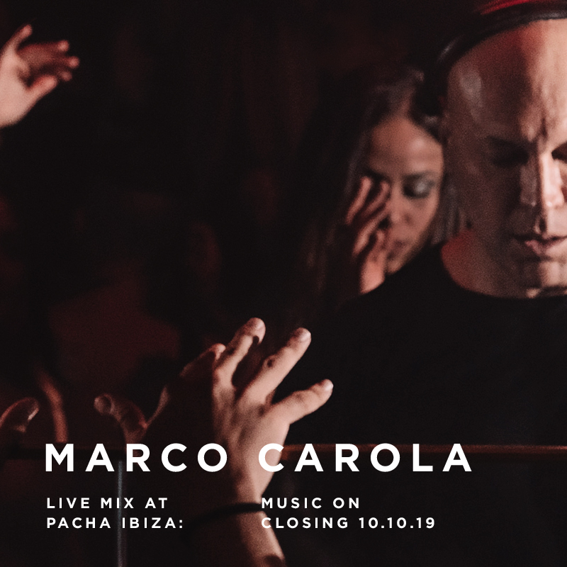 Marco Carola - Music On Closing 10.10.19 - Live Mix at Pacha Ibiza