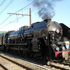 Train à vapeur, locomotive 241 P 17 (14 05 2015) / Steam train, 241 P 17 locomotive