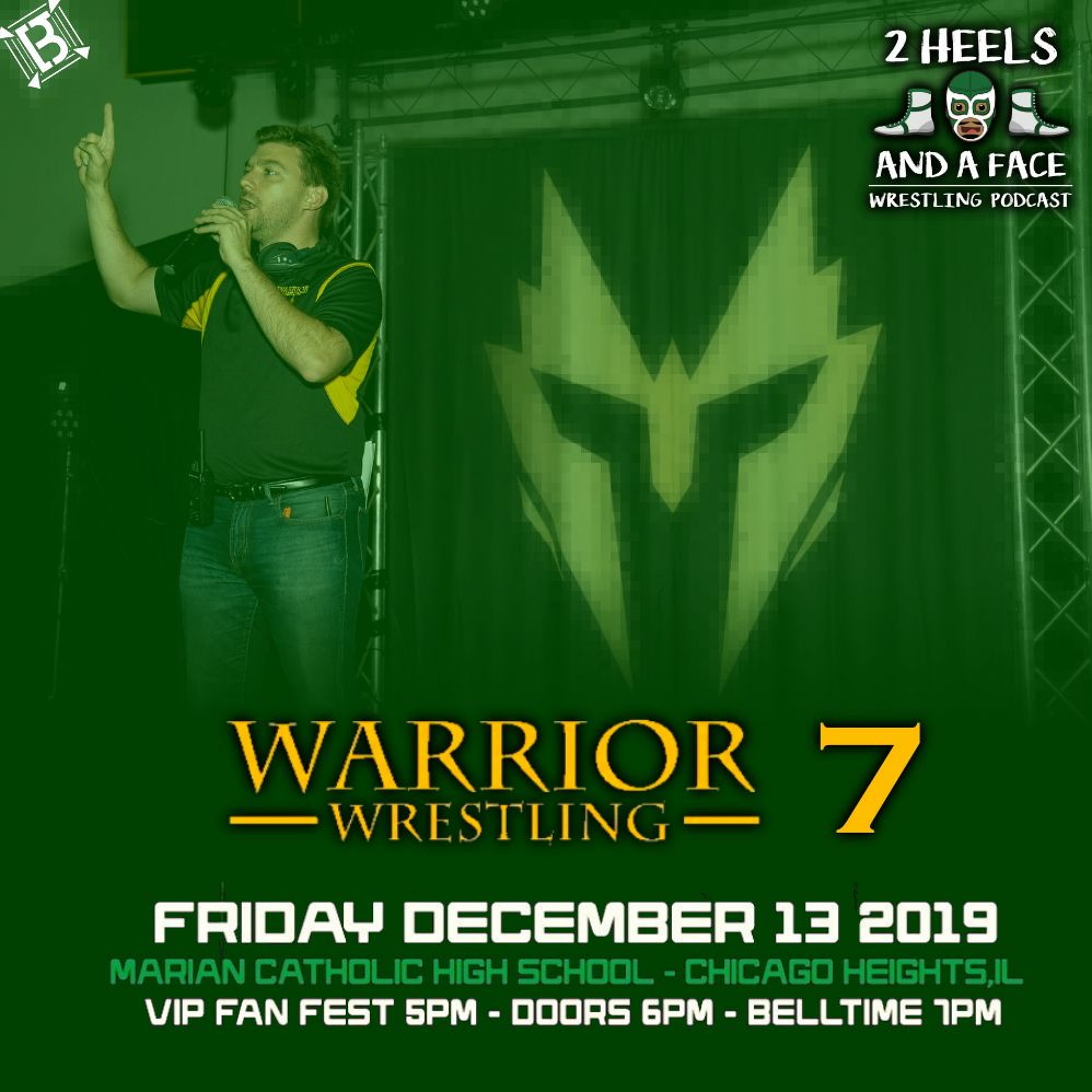 We are THANKFUL / Steve drops by to talk Warrior Wrestling 7 episode artwork