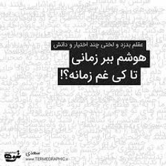 هوشم ببر زمانی، تا کی غم زمانه -  محسن نامجو (Namjoo. Hoosham bebar)