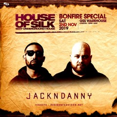 Jack N Danny Live 01:00 - 02:00 @ House of Silk -Bonfire Special - GSS Warehouse - Sat 2nd Nov 2019