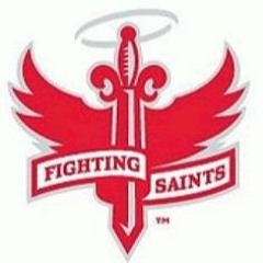 Dubuque fighting saints warmup