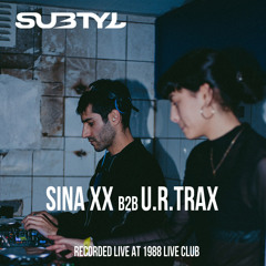 Sina XX & U.R.Trax - Live at Subtyl x 1988