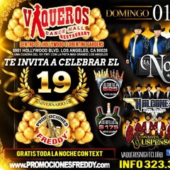 PROMOCIONES FREDDY 19 ANIVERSARIO EN VAQUEROS 2019