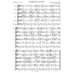 5 Lieder, Op. 49: No. 4. Wiegenlied (arr. for string orchestra) - Johannes Brahms