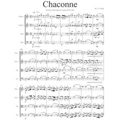 V. Chaconne; Violin Partita No.2 in D minor, BWV 1004 (arr. string orchestra) - Bach