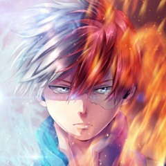 Fire and ice, todoroki rap, by rustage