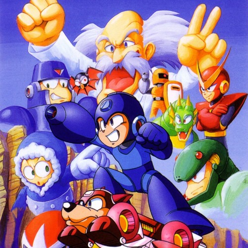 Mega Man The Wily Wars - Wily Tower Stage 2 (8BIT Master System/Game Gear Cover)