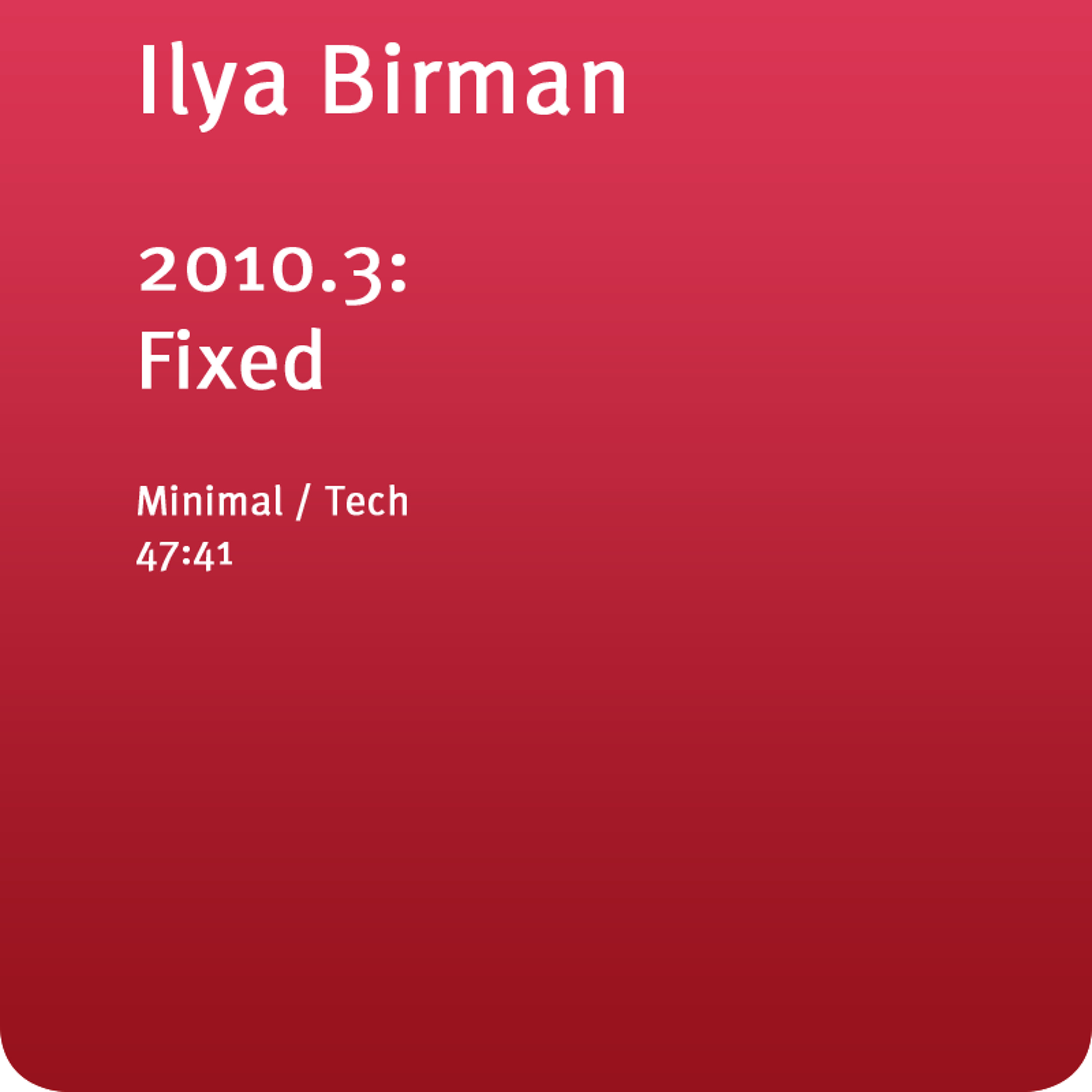 Ilya Birman on SoundCloud
