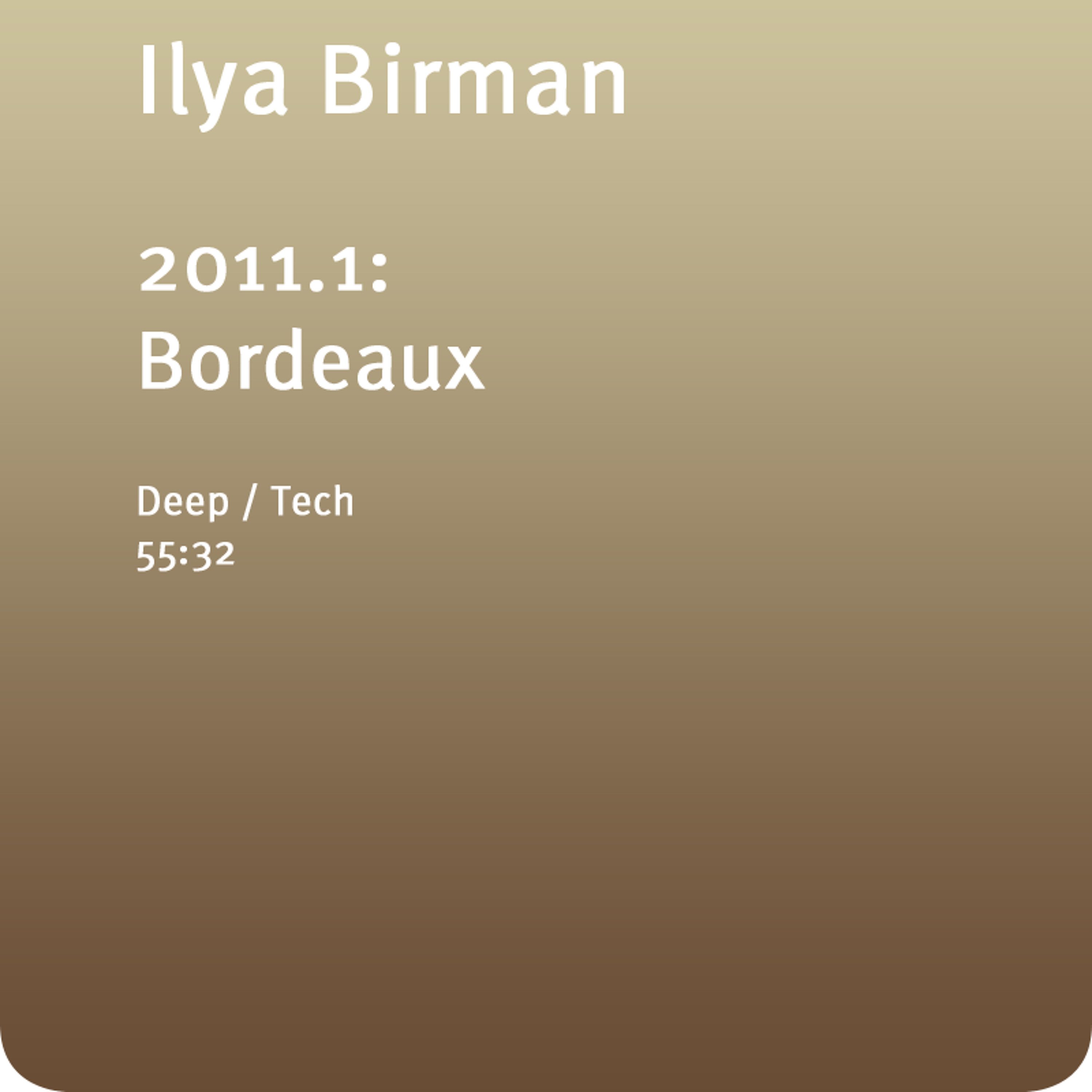 Ilya Birman on SoundCloud