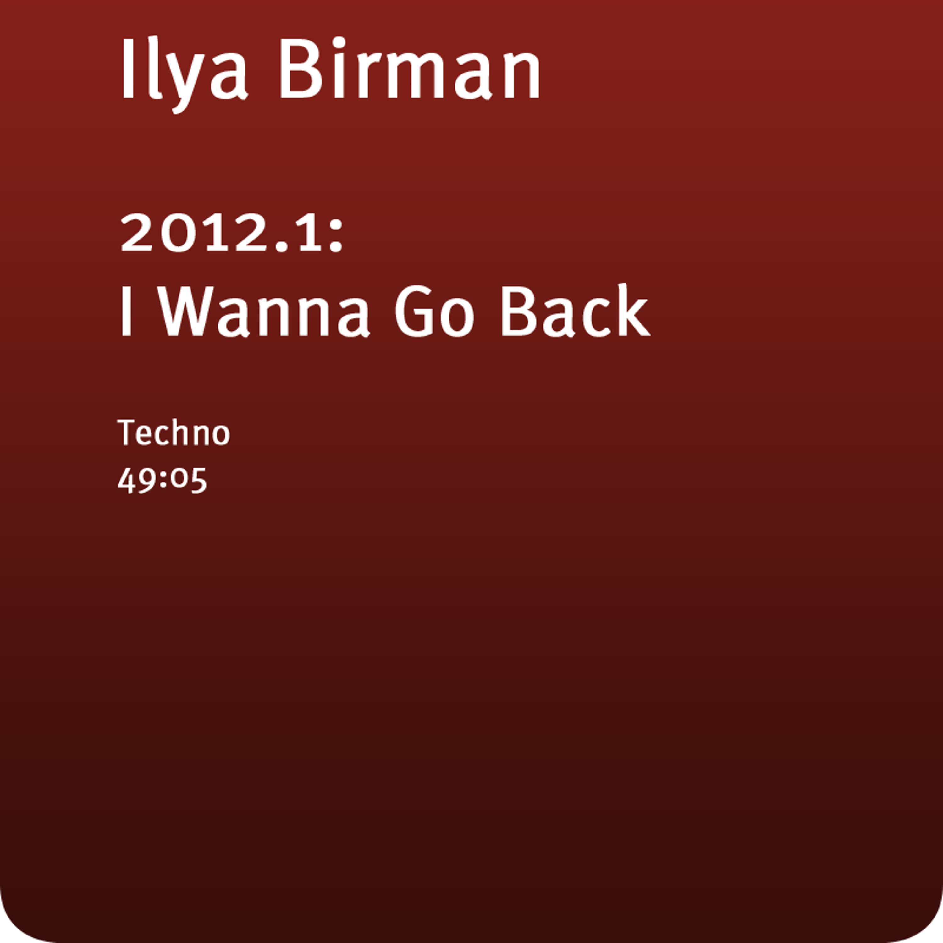 Ilya Birman on SoundCloud