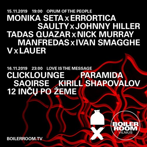 Manfredas x Ivan Smagghe | Boiler Room x Opium Club