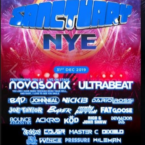 Stream Sanctuary New Years Eve Promo Mixed By Baker by DJ Baker Mixes
