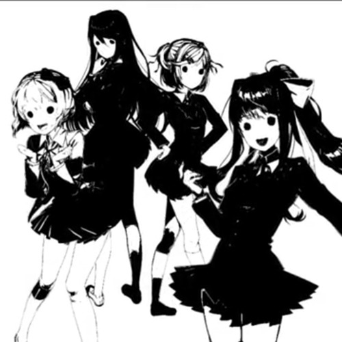 Doki doki black and white