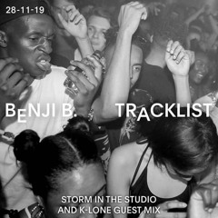 BBC Radio 1 - Guestmix for Benji B - 28/11/19