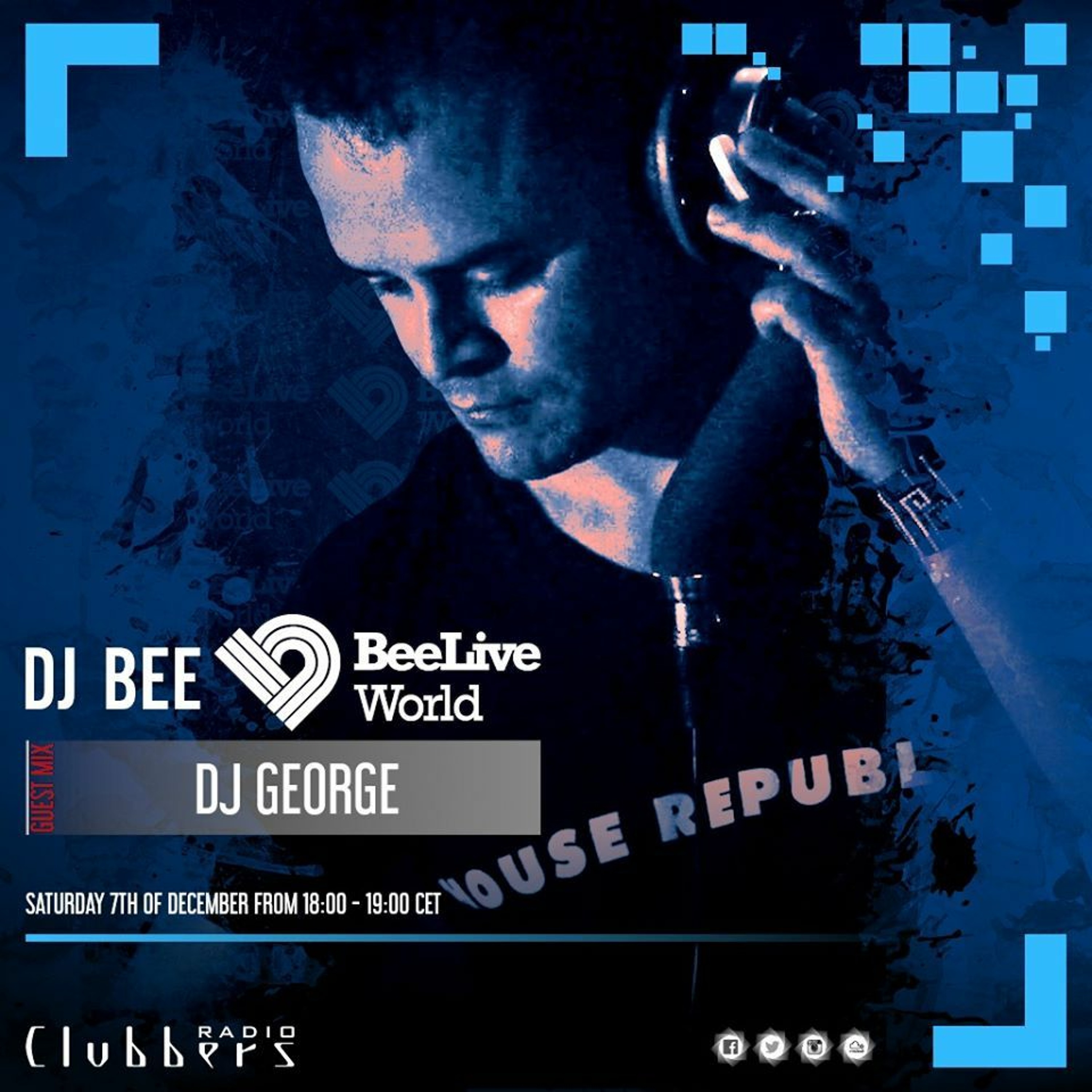Podcast 381 BeeLiveWorld by DJ Bee 06.12.19 Side B Dj George Guest MIx episode artwork