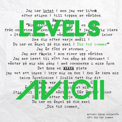 Levels x Din Tid Kommer (Linus Örnborg Mashup)