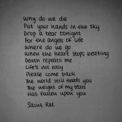 Why Do We Die/почему мы умираем (IG: saintrel1)