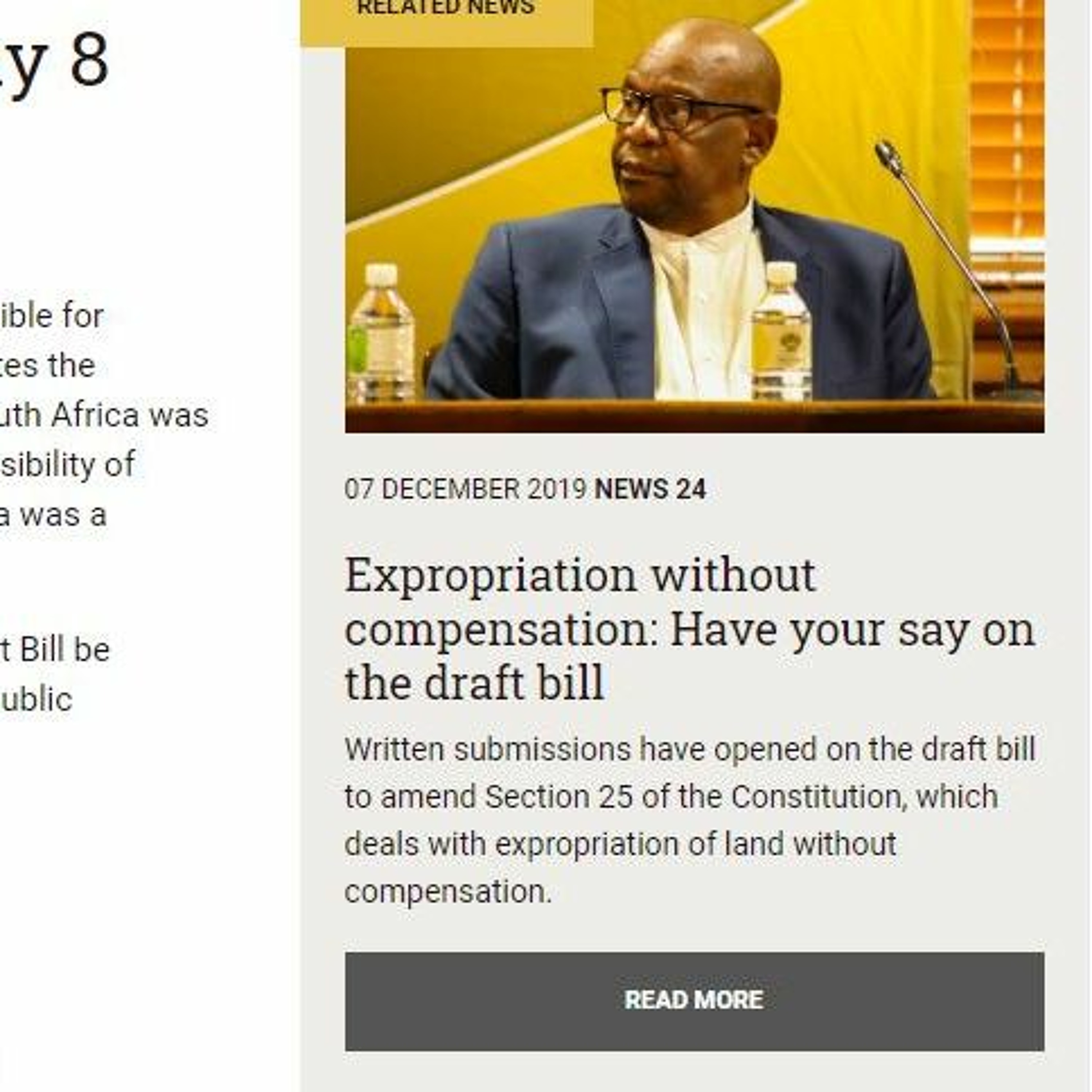 Land news and analysis South Africa