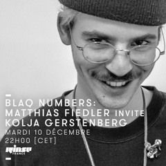 Matthias Fiedler invite Kolja Gerstenberg_December, 10th 2019 (Rinse.fm)