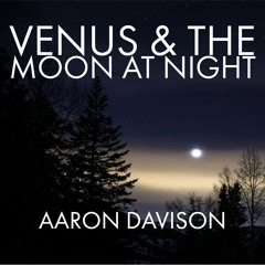 Venus And The Moon At Night