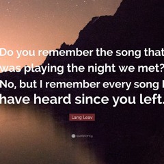 Do You Remember(Prod By. 16Preme x SephgotTheWaves)