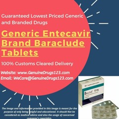 Generic #Entecavir Brand #Baraclude Tablets