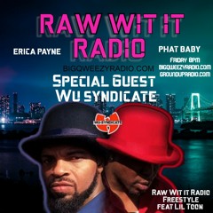 Raw Wit It Radio with Erica Payne and Phat Baby/ guest Wu Syndicate and Lil Toon/BQRS6