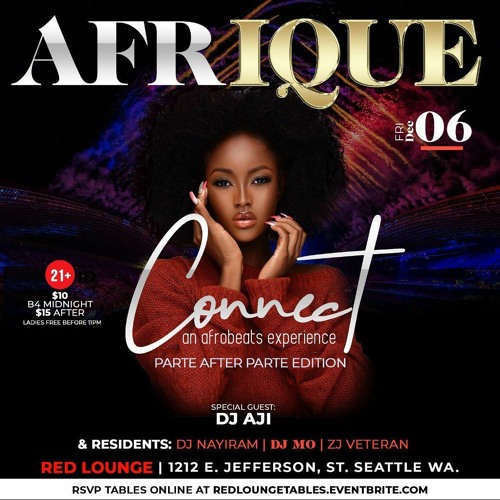 Stream AFROBEATS NIGHT AT RED LOUNGE / DEC 06TH!!! by Y2KSOUNDS