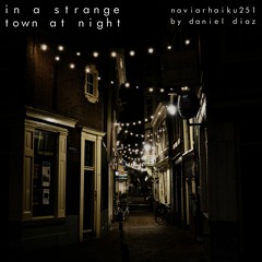 In A Strange Town At Night (naviarhaiku251)