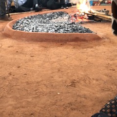 Winslow Bigmedicine & Darnel Laughter Making Spiritual Movements.