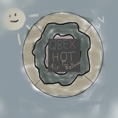 there's a hot air balloon in the elevator