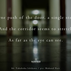 (And) the corridor seems to stretch (naviarhaiku310)