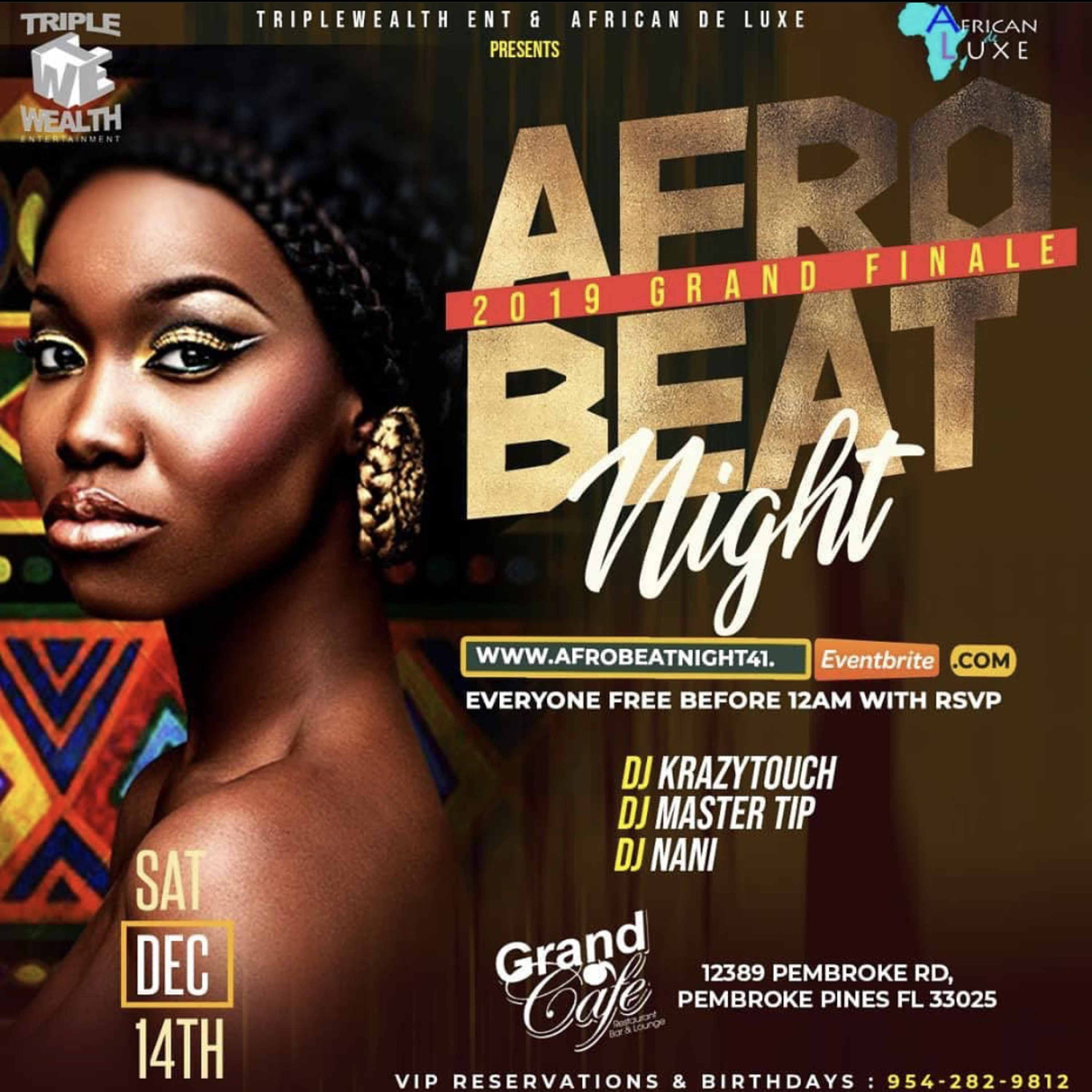AFROBEAT NIGHT (2019 GRAND FINALE)MIAMI FL FT DJ KRAZYTOUCH episode artwork
