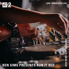 BEN SIMS Pres RUN IT RED 59. Dec 2019